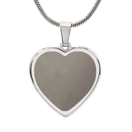 | Engraved Heart Necklace