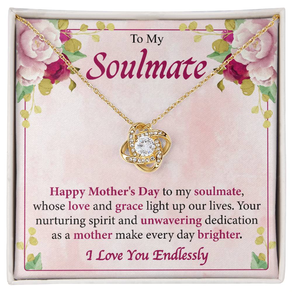 To My Soulmate | Love Knot Necklace