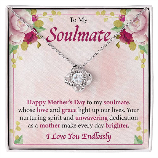 To My Soulmate | Love Knot Necklace