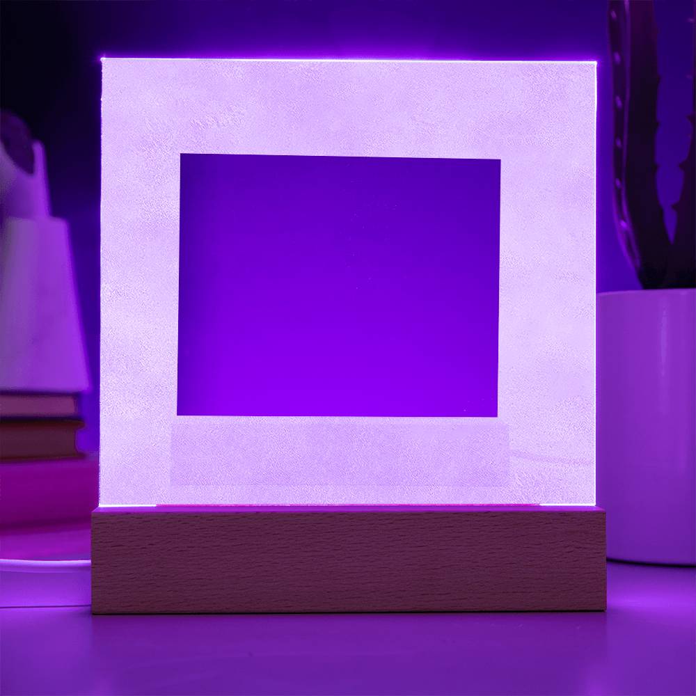 | Acrylic Square with Led Base