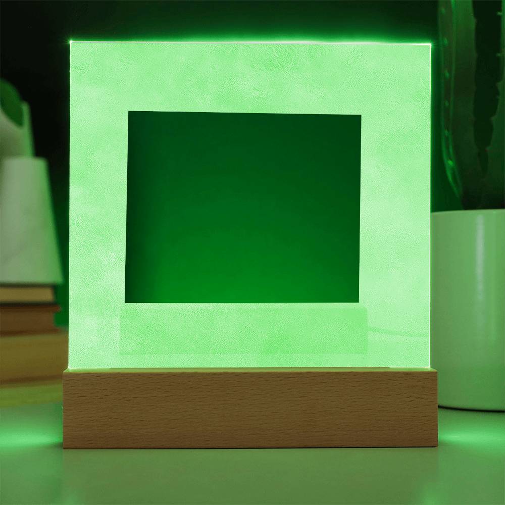 | Acrylic Square with Led Base